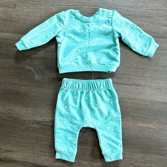 Cat and Jack Baby Boy Outfit Size 0-3 Months Like New, Baby Cat & Jack Bundle - Picture 3 of 9